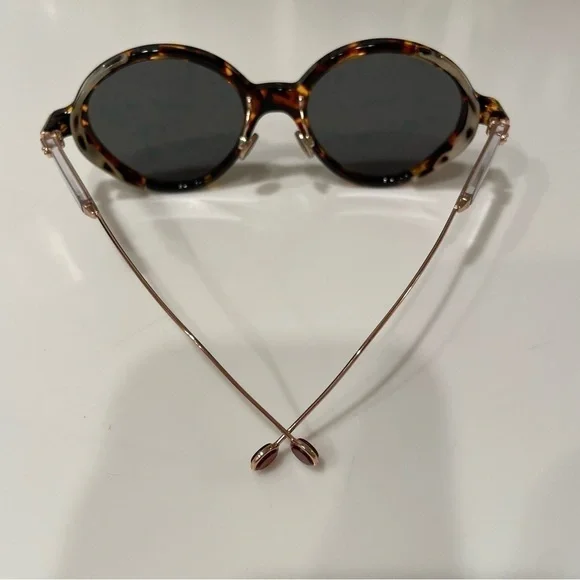 Christian Dior Umbrage Havana Brown Gold Sunglasses - Picture 4 of 12